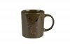 CCW025 FOX KUBEKGREEN & CAMO HEAD CERAMIC MUG